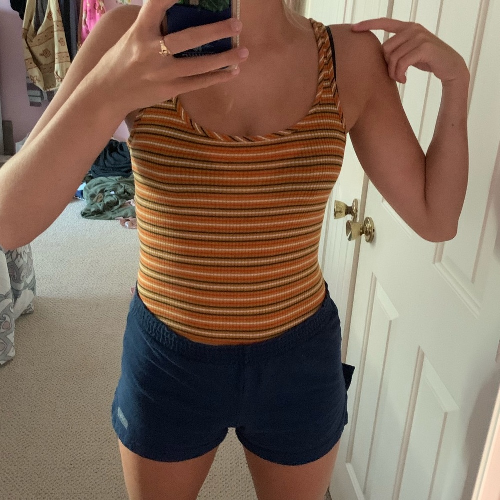 Yellow and Blue Bodysuit